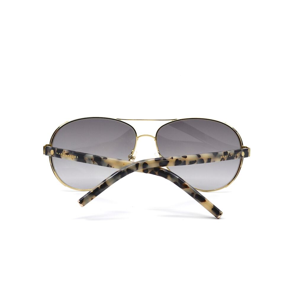 MARC JACOBS 66/S GOLD/BLACK GREY AVIATOR AUTHENTIC SUNGLASSES - Picture 6 of 10